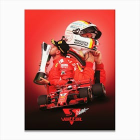 Sebastian Vettel 1 Canvas Print