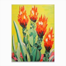 Cactus Painting Trichocereus 1 Canvas Print