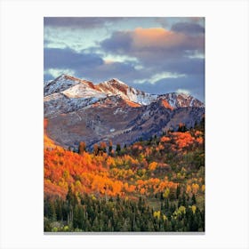 Fall Colors In The Mountains Canvas Print