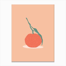 Minimalist Sweet Orange Canvas Print