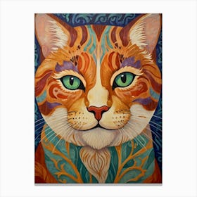 Cat Painting 3 Canvas Print