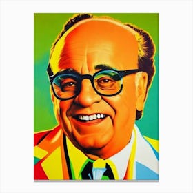 Danny Devito Colourful Pop Movies Art Movies Canvas Print