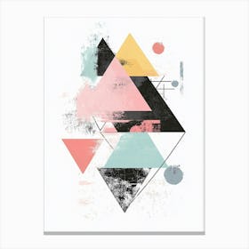 Abstract Triangles Canvas Print 1 Canvas Print