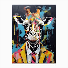 Disco Giraffe 5 Canvas Print