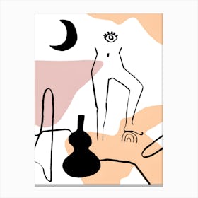 Sex And The Moon Canvas Print