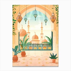 Islamic Background 2 Canvas Print