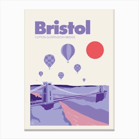 Bristol, Clifton Suspension Bridge Canvas Print