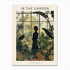 In The Garden Poster Botanischer Gardens 1 Canvas Print