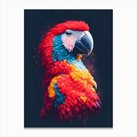 Colorful Parrot Canvas Print
