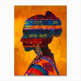 Portrait Of A Woman 5 Canvas Print