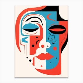 Face Of A Woman Canvas Print