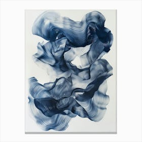 'Blue Wave' 14 Canvas Print