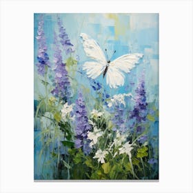 White Butterfly 1 Canvas Print