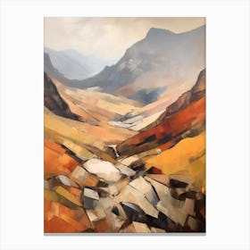 Scafell England 6 Mountain Painting Canvas Print