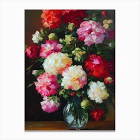 Cypress Still Life Oil Painting Flower Canvas Print