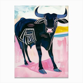 Bull Illustration 5 Canvas Print