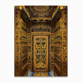 Egyptian Room 2 Canvas Print