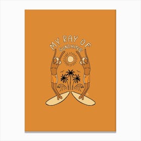 My Ray Of Sunshine  - Tropicool Studio Canvas Print