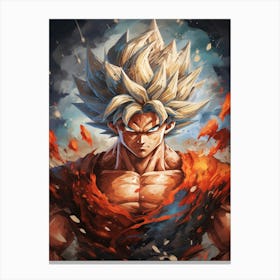 Dragon Ball Z Wallpaper 25 Canvas Print