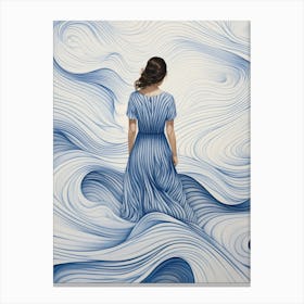 'Waves' 1 Canvas Print