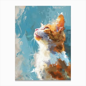 Cat In The Sky 5 Canvas Print