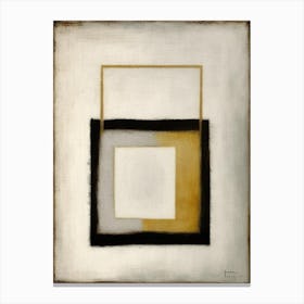 Wisdom Symbol Abstract Painting Canvas Print