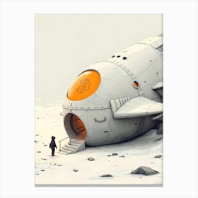 Spaceship Canvas Print