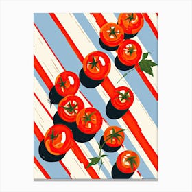Cherry Tomatoes Summer Illustration 6 Canvas Print