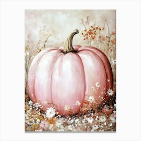 Pink Pumpkin 2 Canvas Print