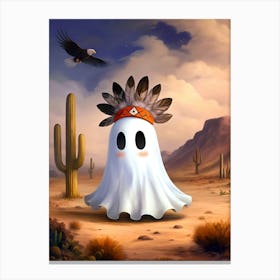 Ghost In The Desert 5 Canvas Print