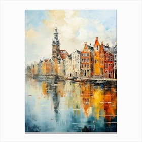 A View of Amsterdam's Lake Canvas Print