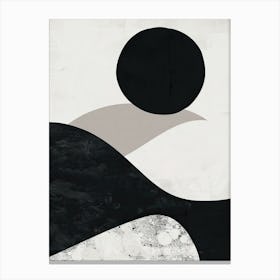 Nuuk Stone Park Bauhaus Minimalist Canvas Print