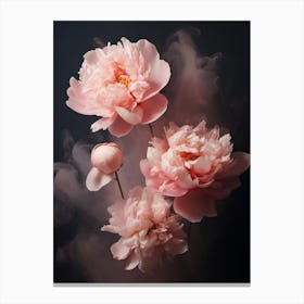 Flowers In Steam 2 Canvas Print