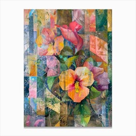 Abstract Floral Painting 1 Canvas Print