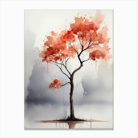 Tree In The Water 2 Canvas Print