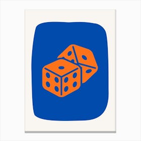 Dice Icon 1 Canvas Print