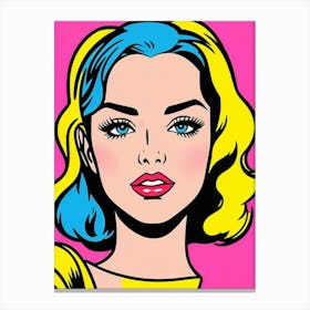 Comic Style Pop Art Canvas Print