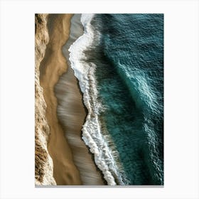 Cliffs Of California Canvas Print