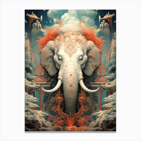 Elephant In The Sky Canvas Print