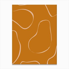 Orange Peach Canvas Print