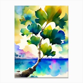 Watercolor Tree Canvas Print