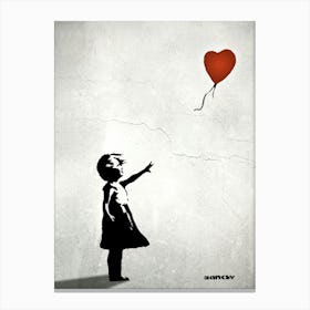 GIRL WITH BALLOON Canvas Print