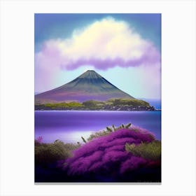 Pico Island Portugal Soft Colours Tropical Destination Canvas Print