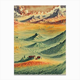 Desert Landscape Canvas Print