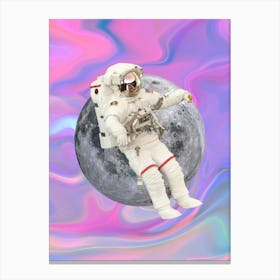 Astronaut In Space 5 Canvas Print