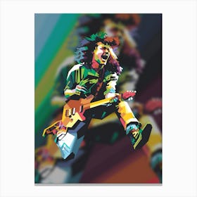 EDDIE VAN HALEN WPAP Canvas Print