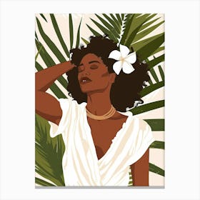 Afro-American Woman 48 Canvas Print