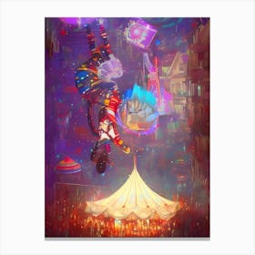 Colorful Circus Carnival 03 Canvas Print