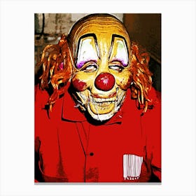 Clown Shawn Crahan slipknot music band 2 Canvas Print