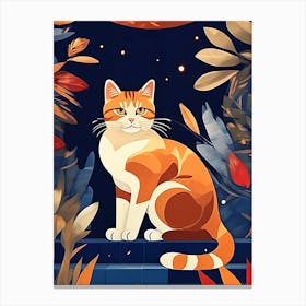 Night Cat Canvas Print